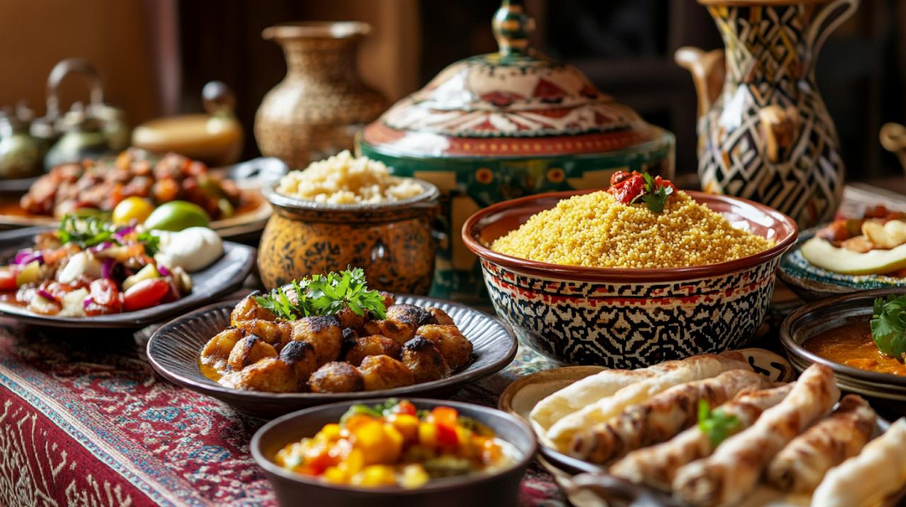 Guía de la gastronomía plato tradicional marroquí: los platos que no te puedes perder y sus mejores maridajes